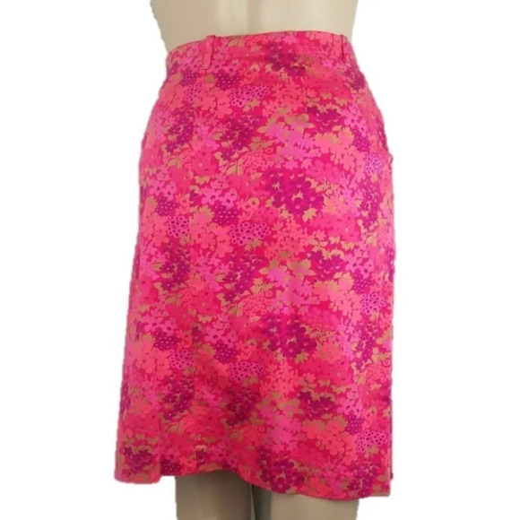 Express Floral Pink Pencil Skirt 11/12 - Picture 3 of 6